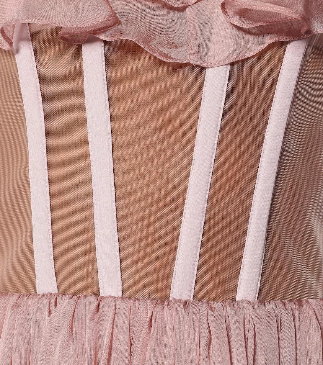 Rasario - Off-shoulder silk gown