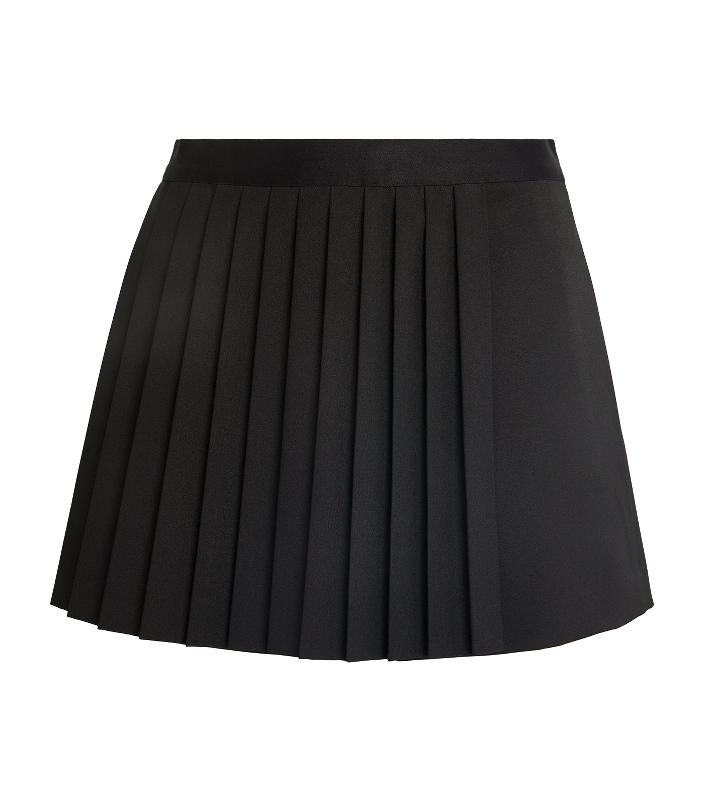 Black Pleated Skort
