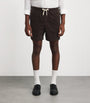 Cotton Corduroy Logo Shorts