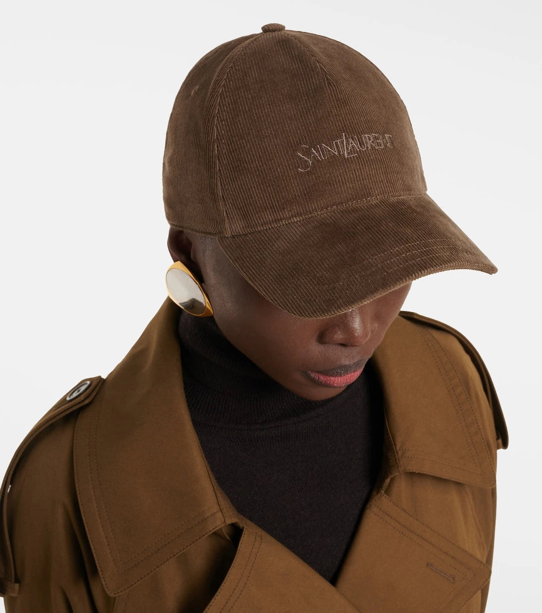 Saint Laurent - Corduroy baseball cap