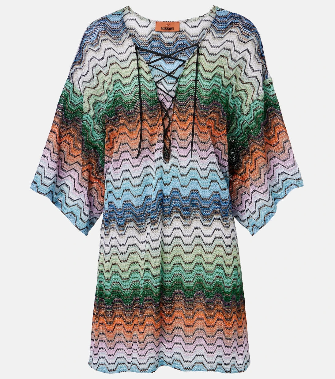 Missoni - Wave lamé beach dress