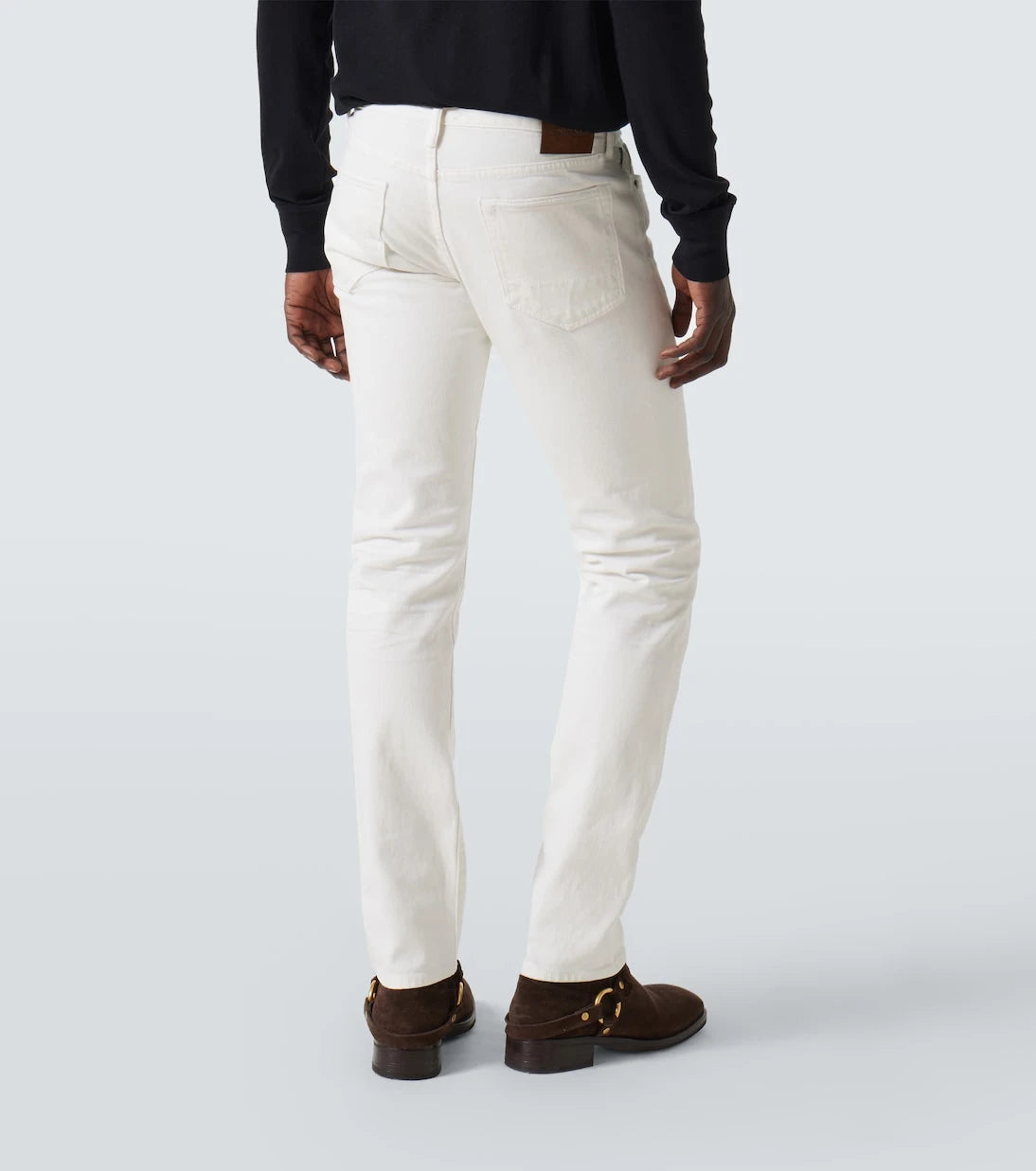 Tom Ford - Eskitilmiş dar kesim kot pantolon