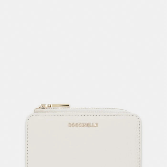 Coccinelle портфейл от кожа METALLIC SOFT