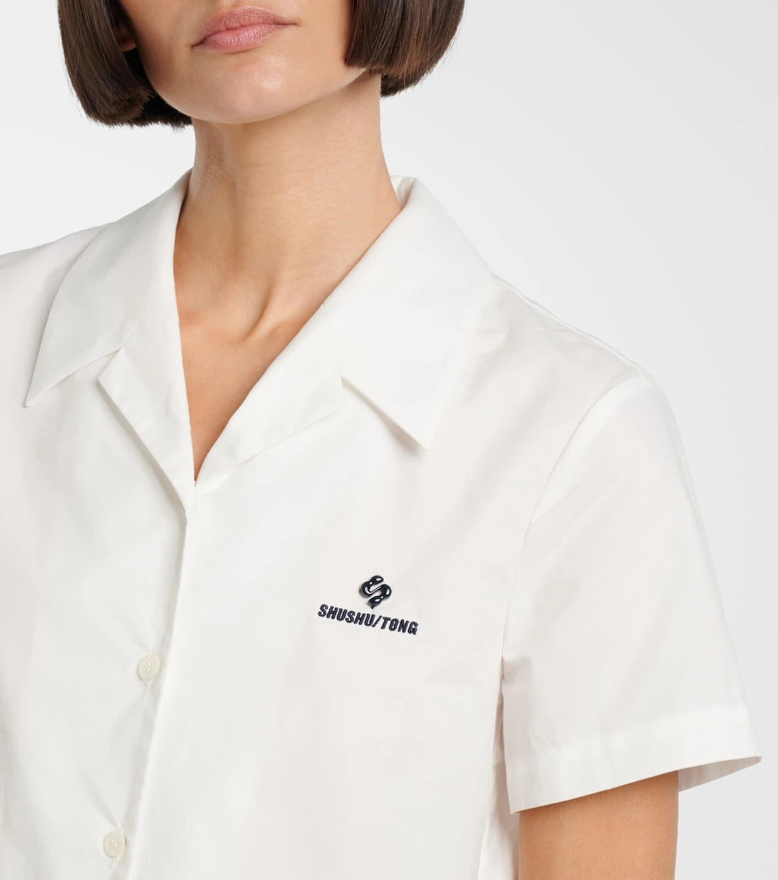 Shushu/Tong - Logo cotton shirt