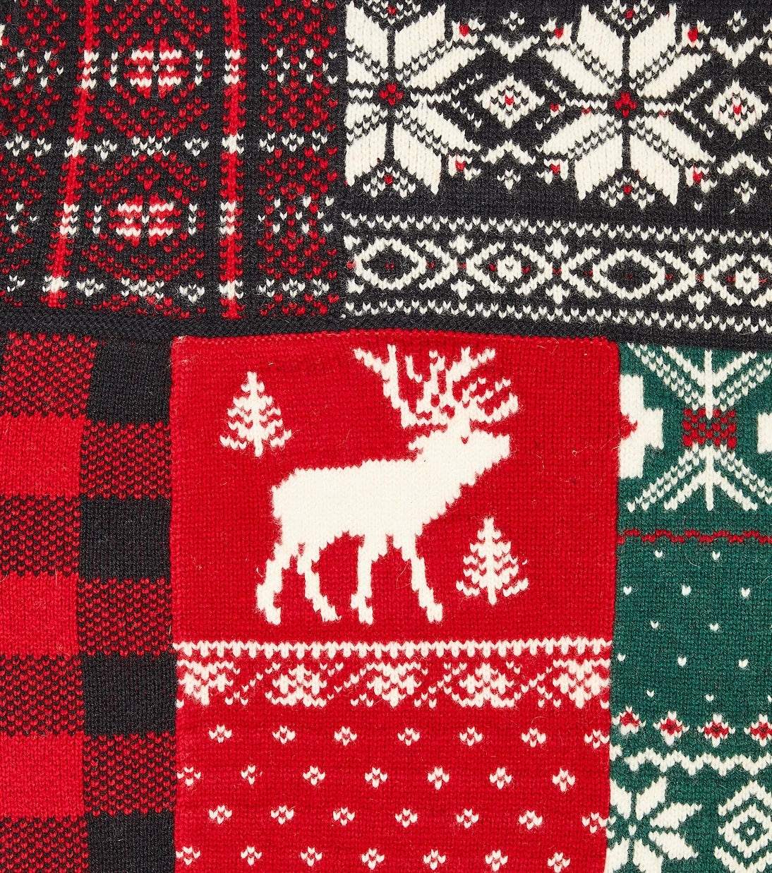 Polo Ralph Lauren Kids - Patchwork wool and cotton-blend sweater
