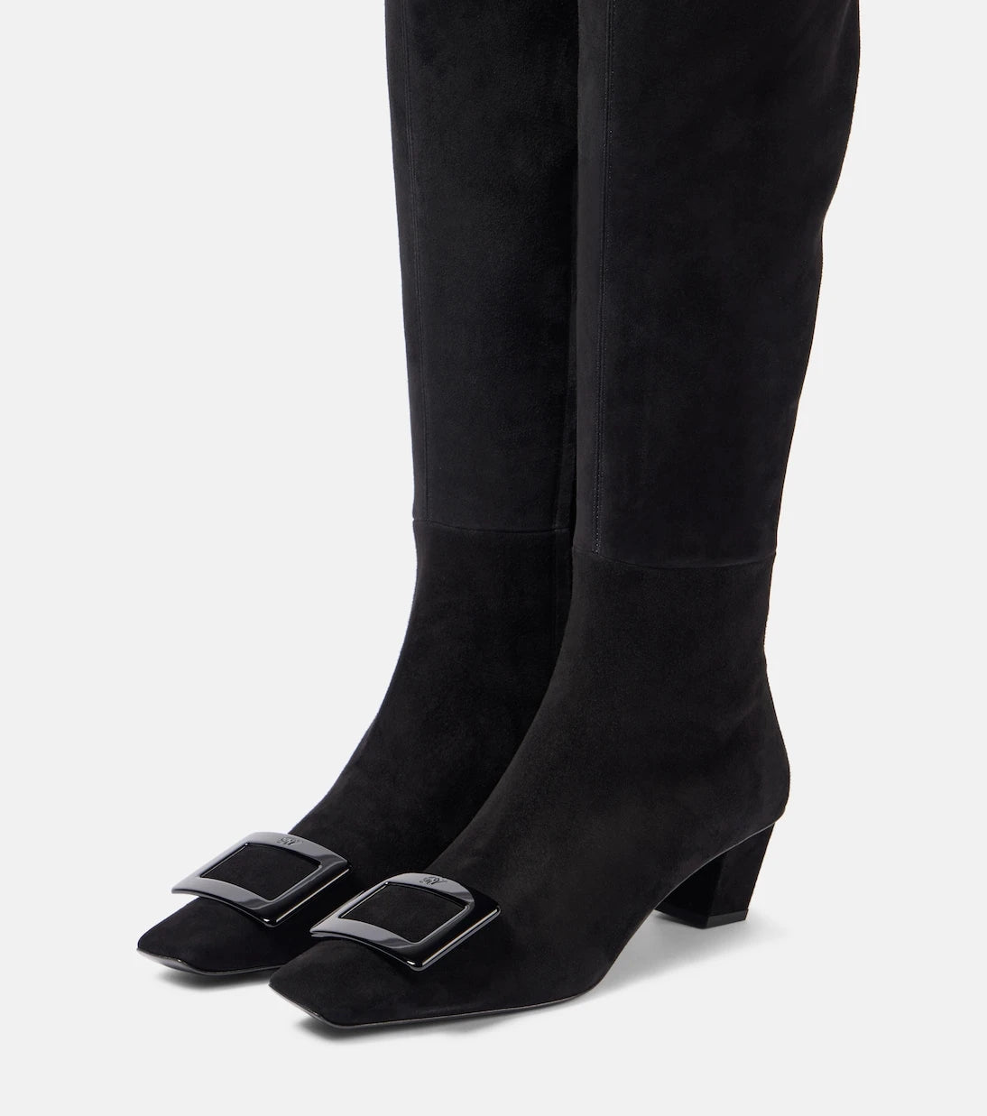 Roger Vivier - Belle Vivier 45 suede over-the-knee boots