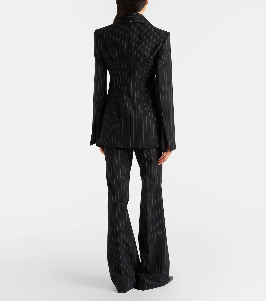 Sportmax - Visino wool-blend gabardine flared pants