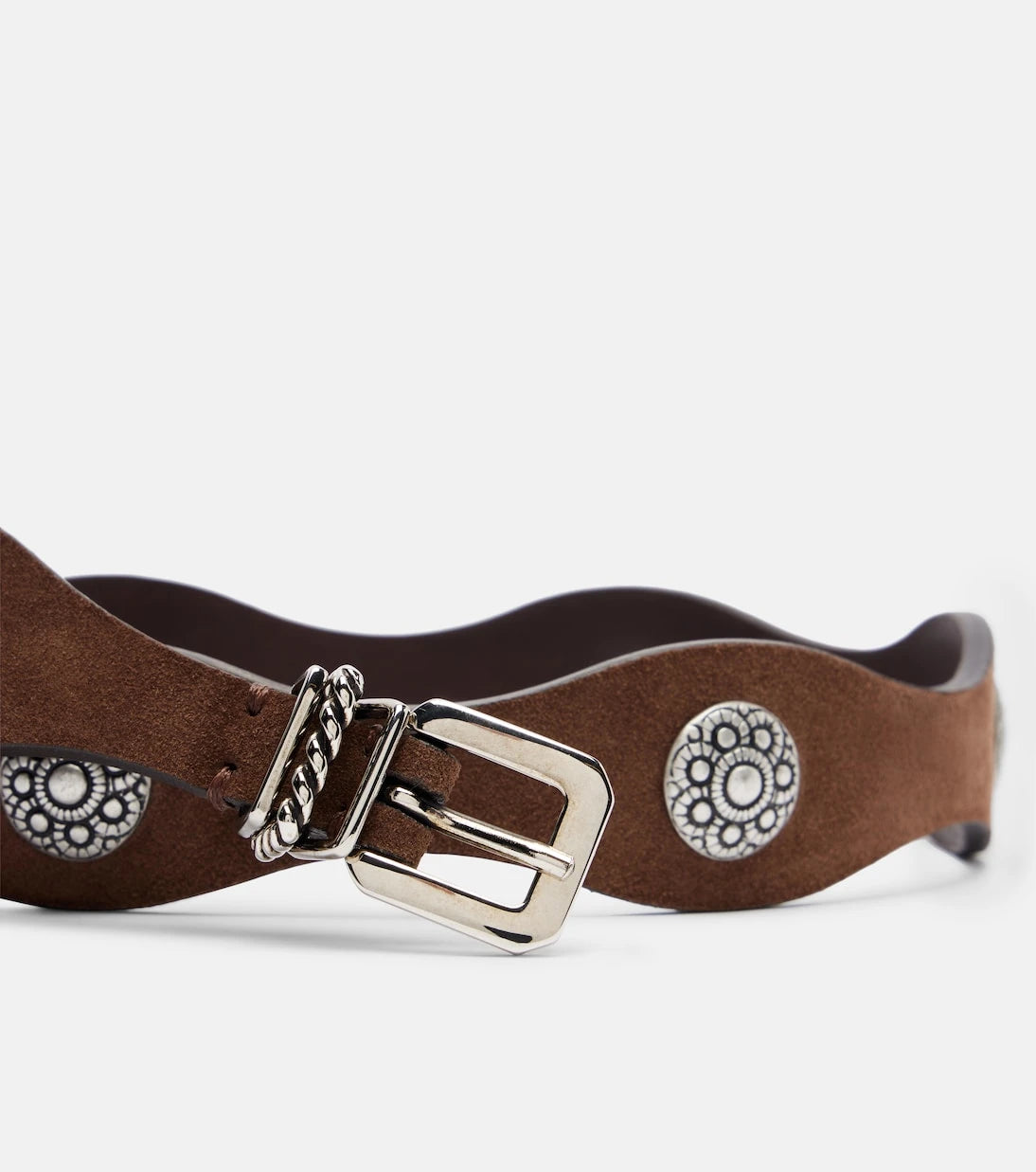 Etro - Embellished suede belt