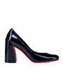 Christian Louboutin Navy Miss Sab Patent Leather Pumps 85