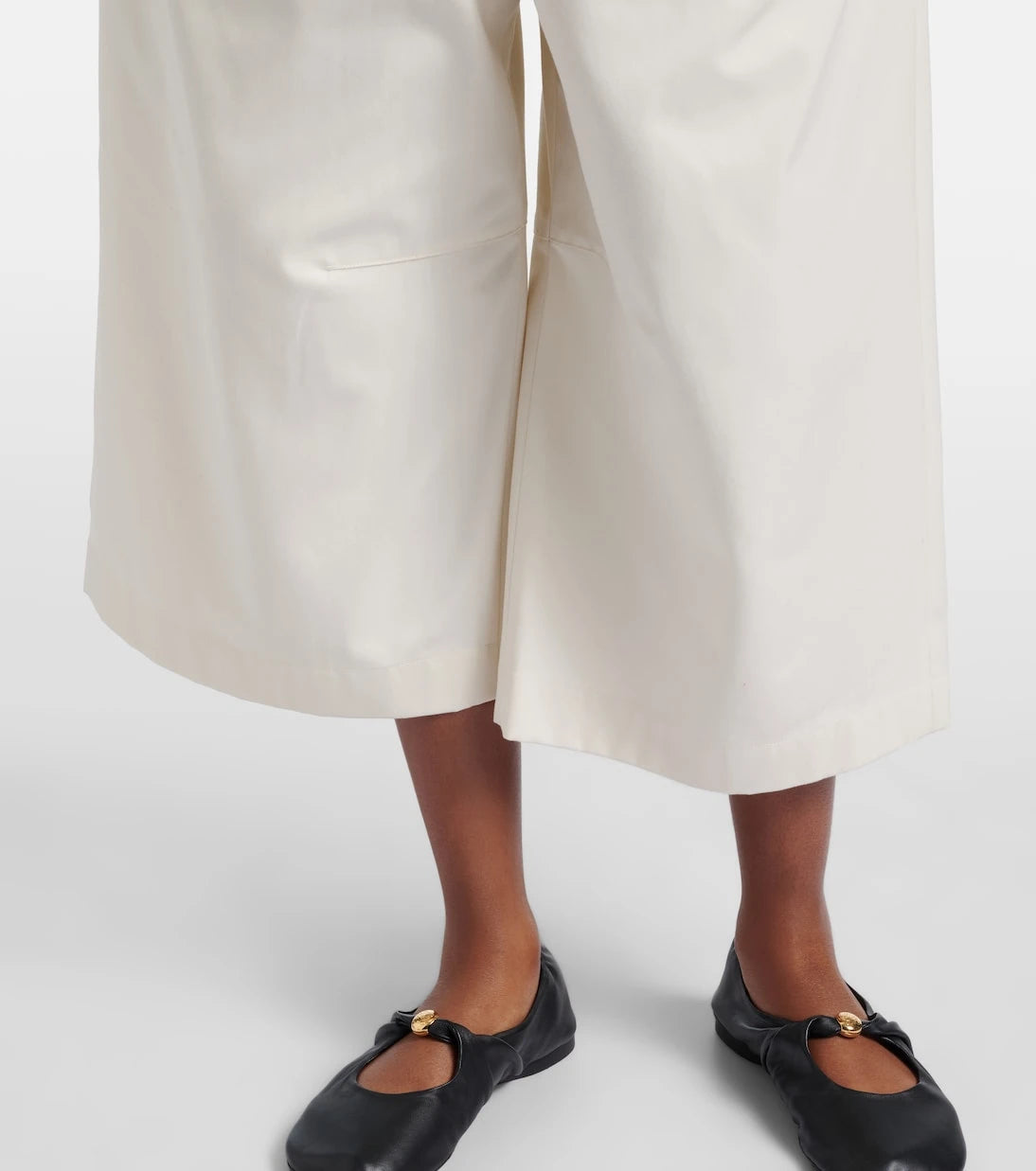 Loewe - Cotton and silk gabardine culottes