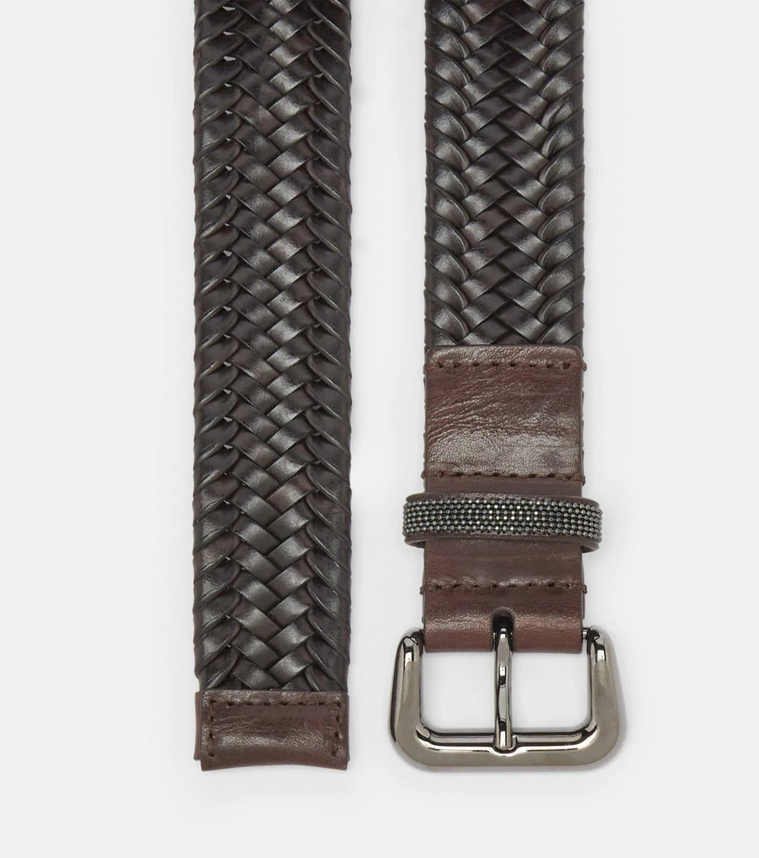 Brunello Cucinelli - Monili braided leather belt