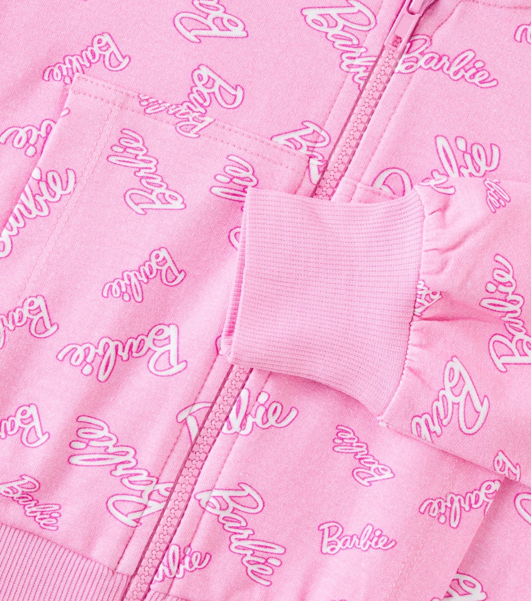 Monnalisa - sudadera de jersey de algodón estampado x Barbie®