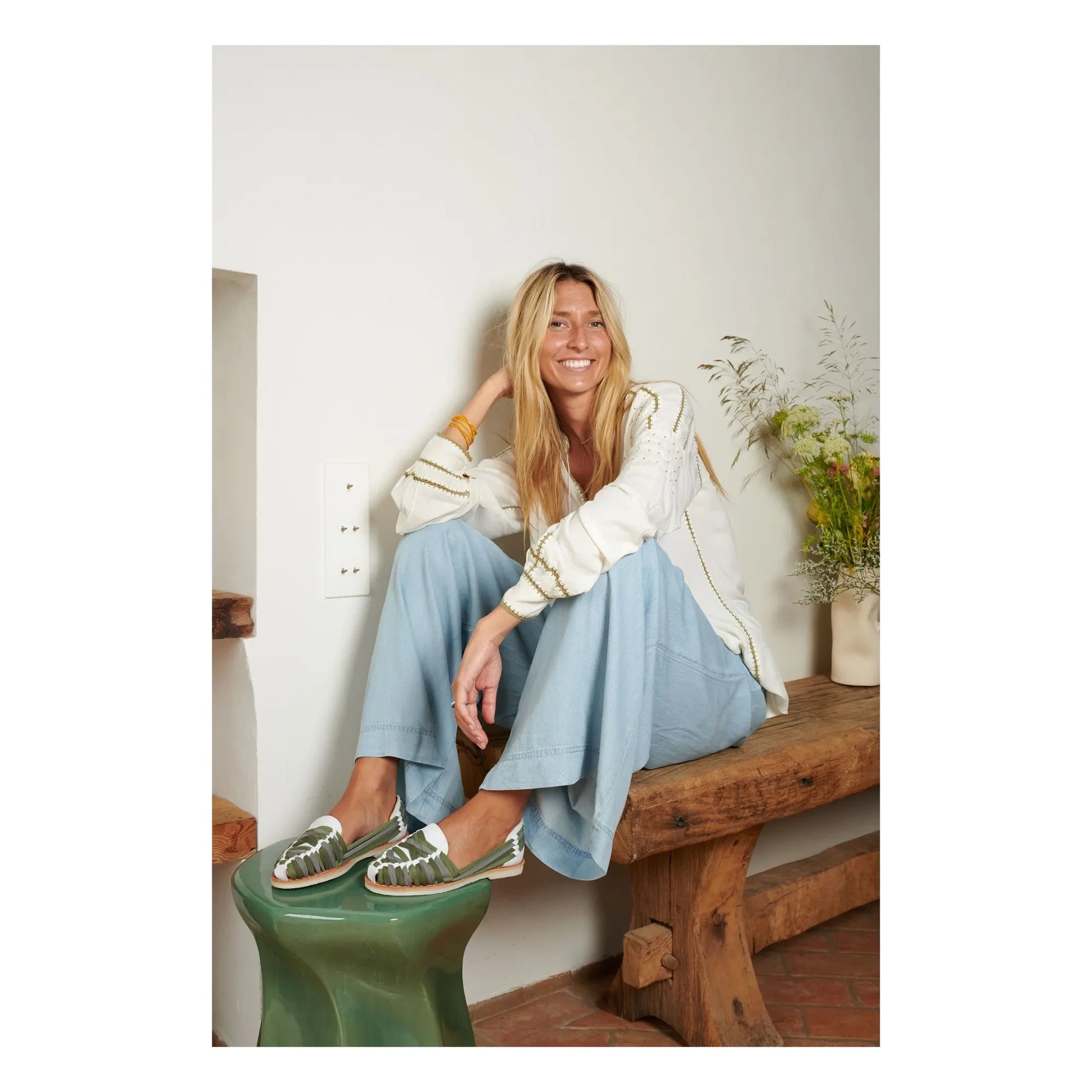 Mapache - Rita Blanc sandals | Khaki