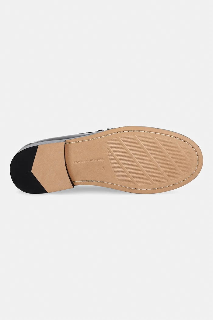 Tommy Hilfiger Kadın Deri Loafer TH LOAFER TASSEL ABRASIVATO