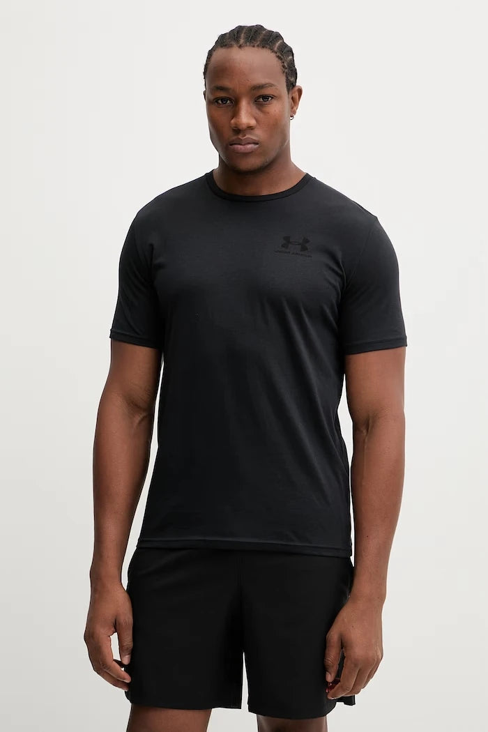 Under Armour erkek pamuklu antrenman tişörtü SPORTSTYLE LEFT CHEST