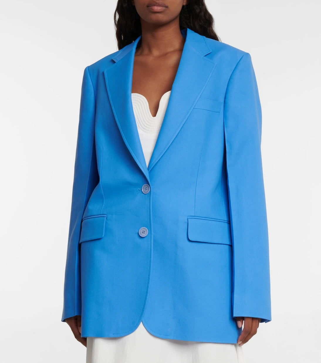 Stella McCartney - Single-breasted twill blazer