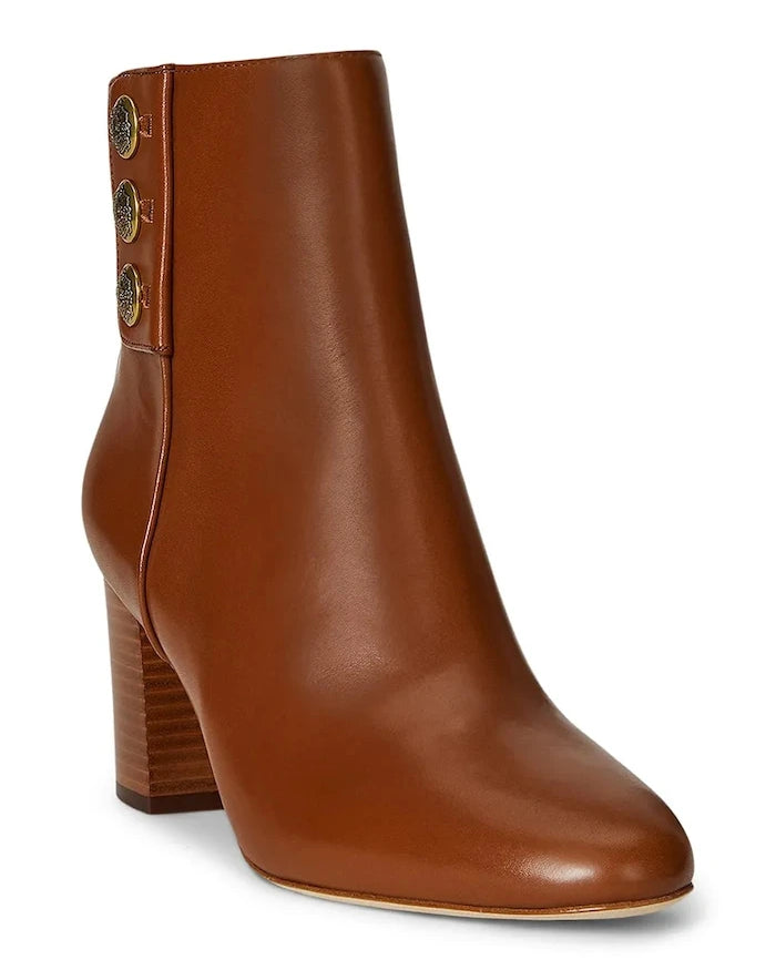 Lauren Ralph Lauren Kenndi Bt Hl Deri بوتlar