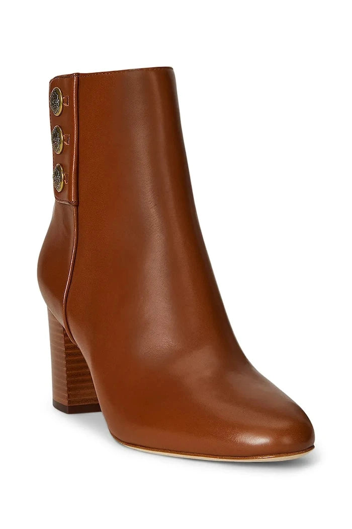 Lauren Ralph Lauren Kenndi Bt Hl Deri بوتlar