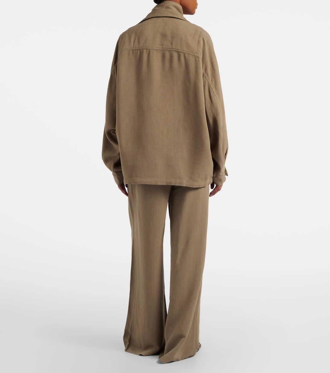 The Frankie Shop - Marfa pleated wide-leg pants