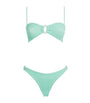 Blue Misty Pearl Hoop Bikini