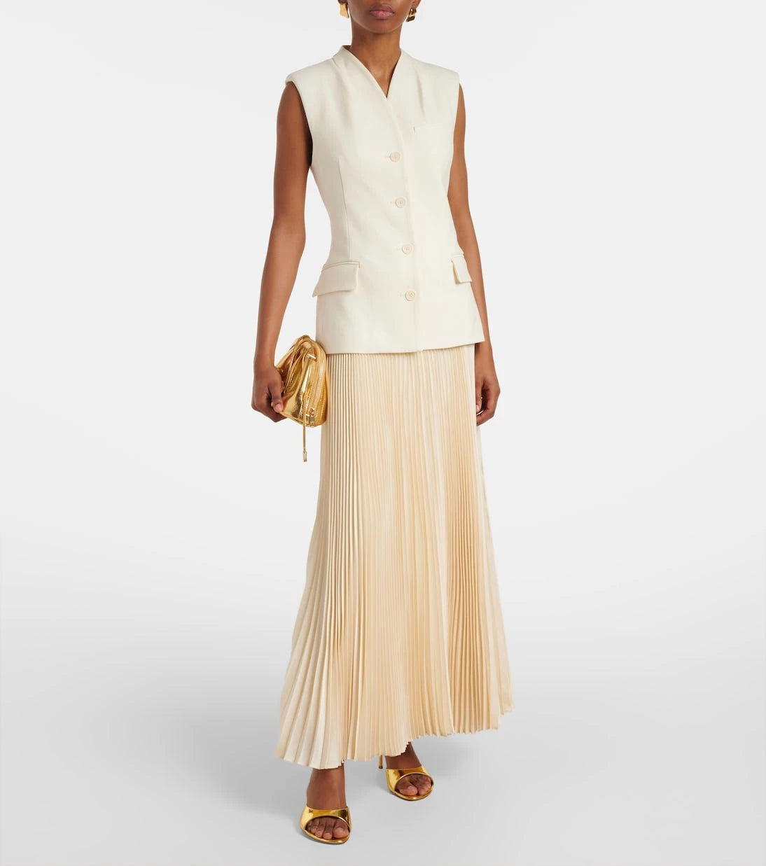 Simkhai - Georgina pleated maxi dress