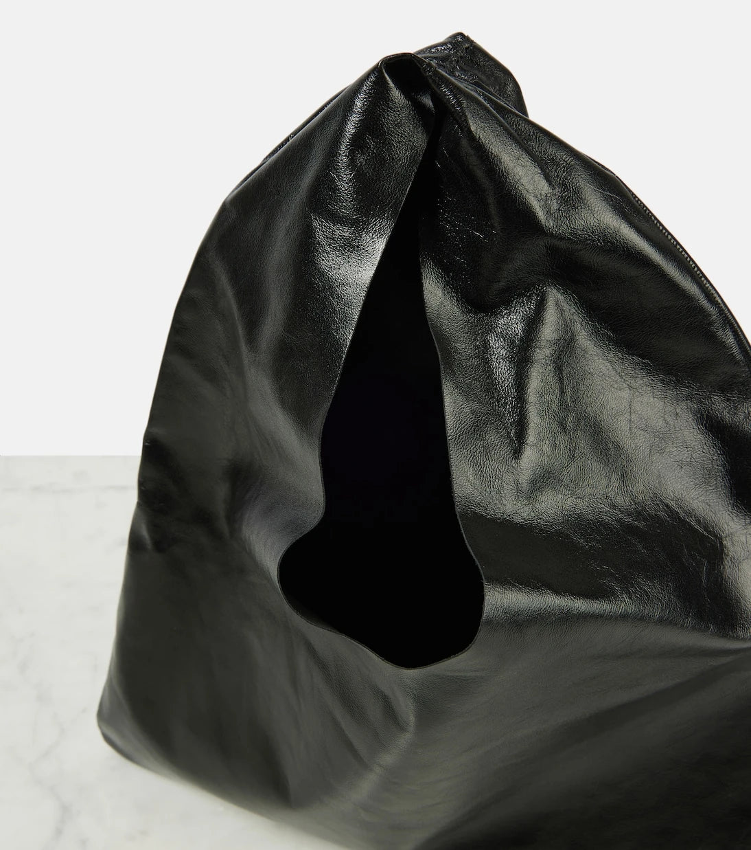 The Row - Bindle Small leather tote bag