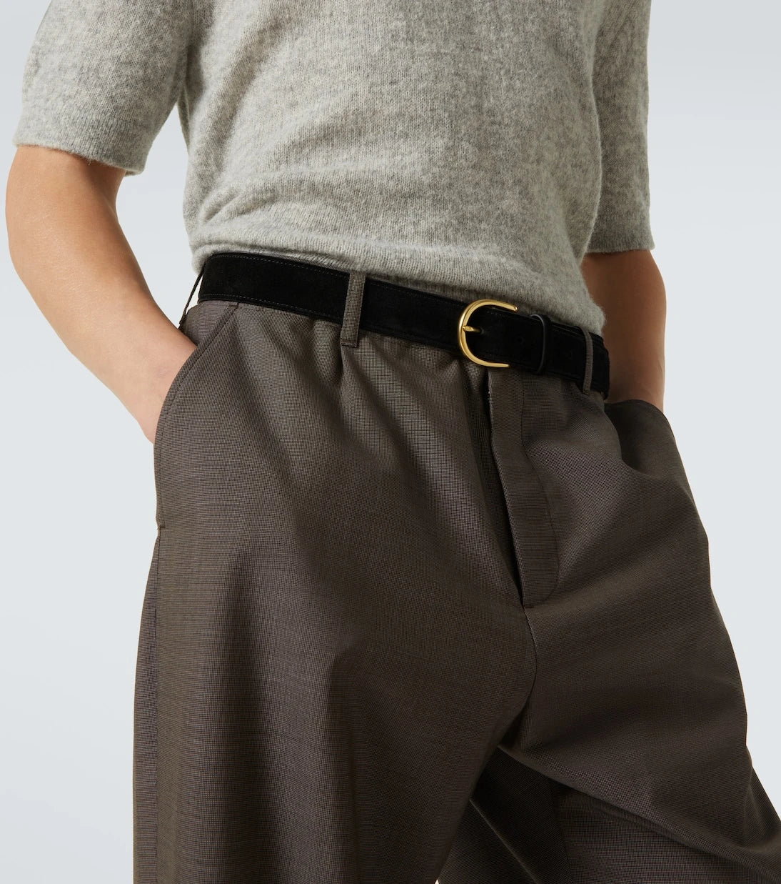 George Cleverley - Suede belt