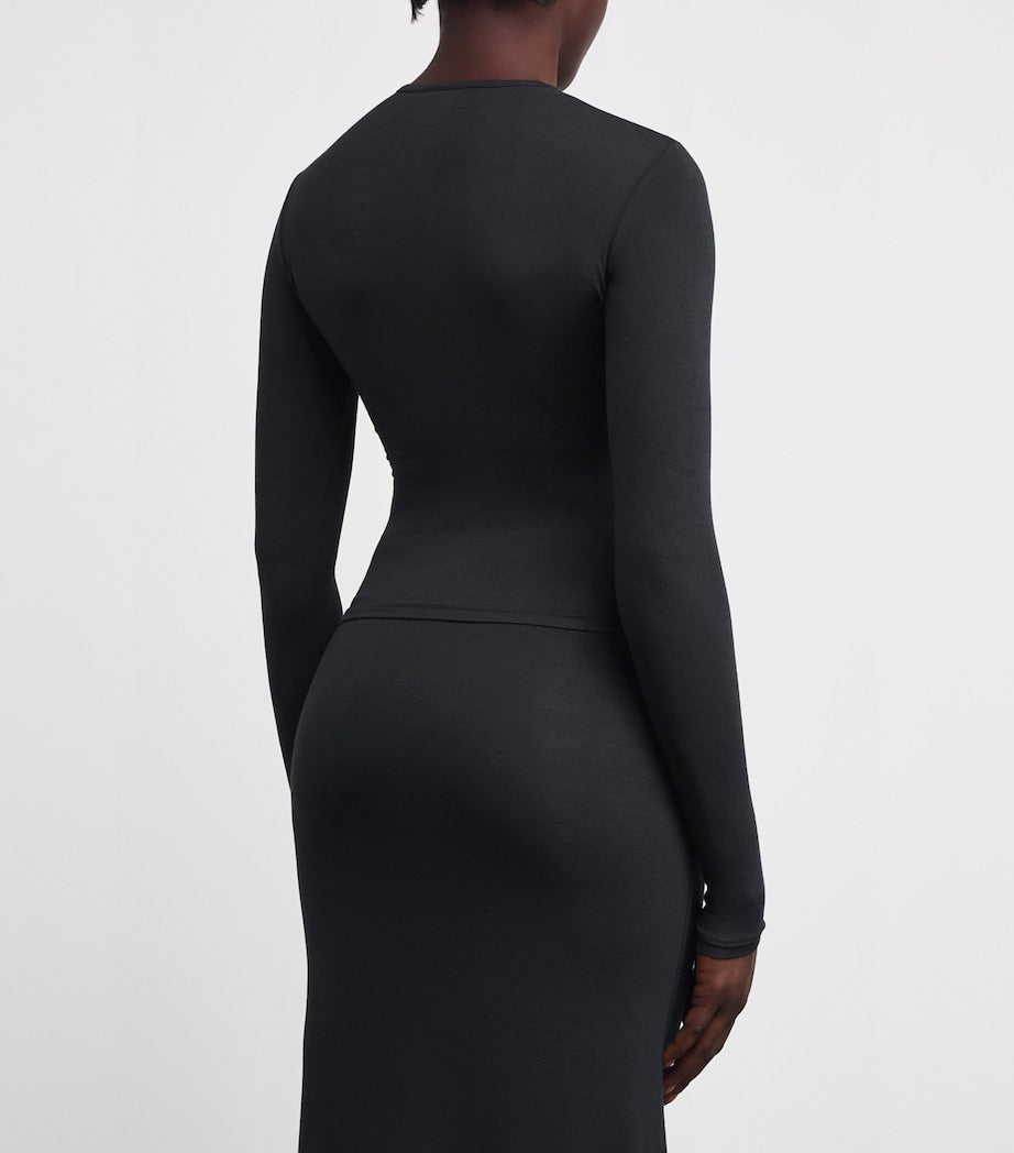 Sheer Modal Cardigan ONYX