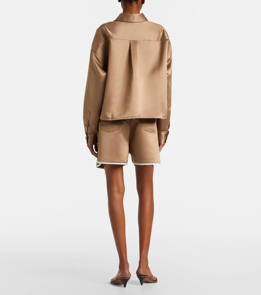 The Frankie Shop - Adia satin shorts