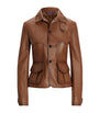 Ralph Lauren Collection Beige Lambskin Naylor Jacket