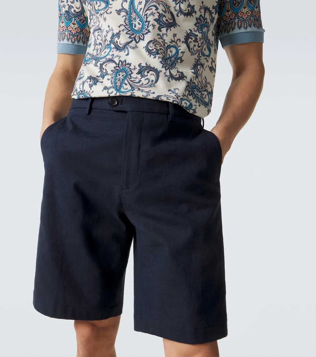 Etro - Cotton-blend Bermuda shorts