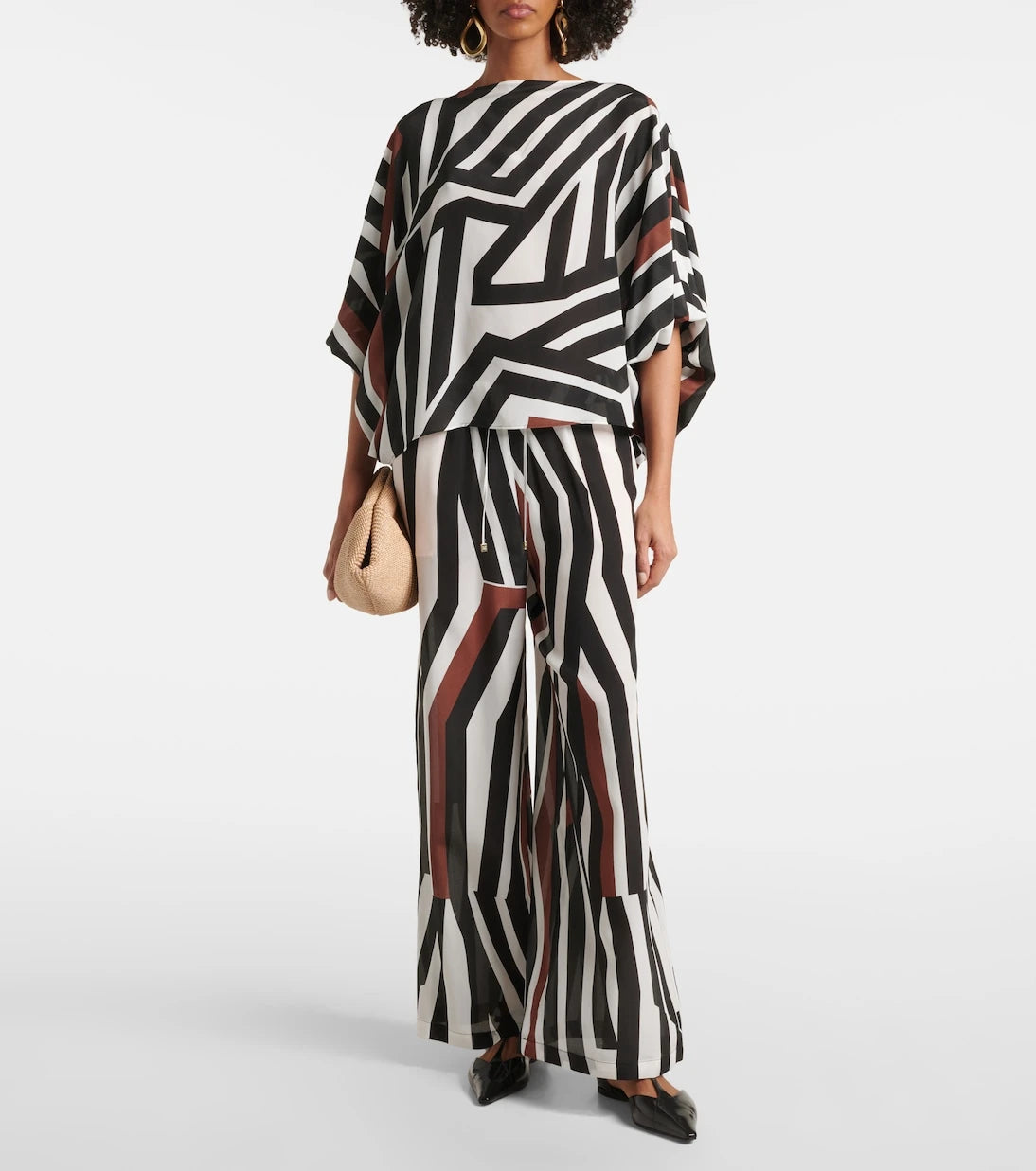 Max Mara - Camino striped silk top