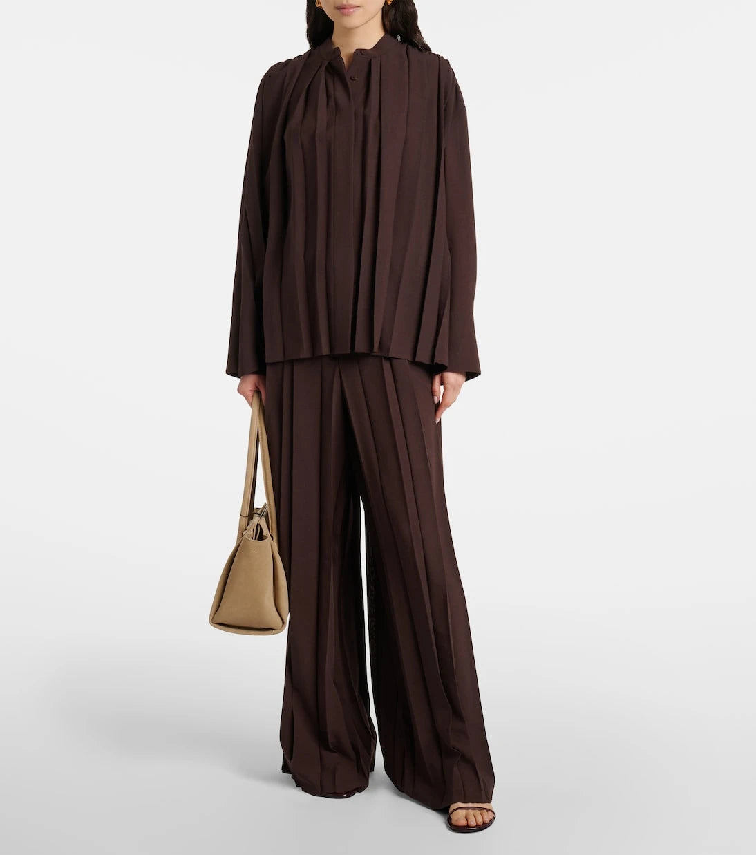 Joseph - Tibre plissé wide-leg pants