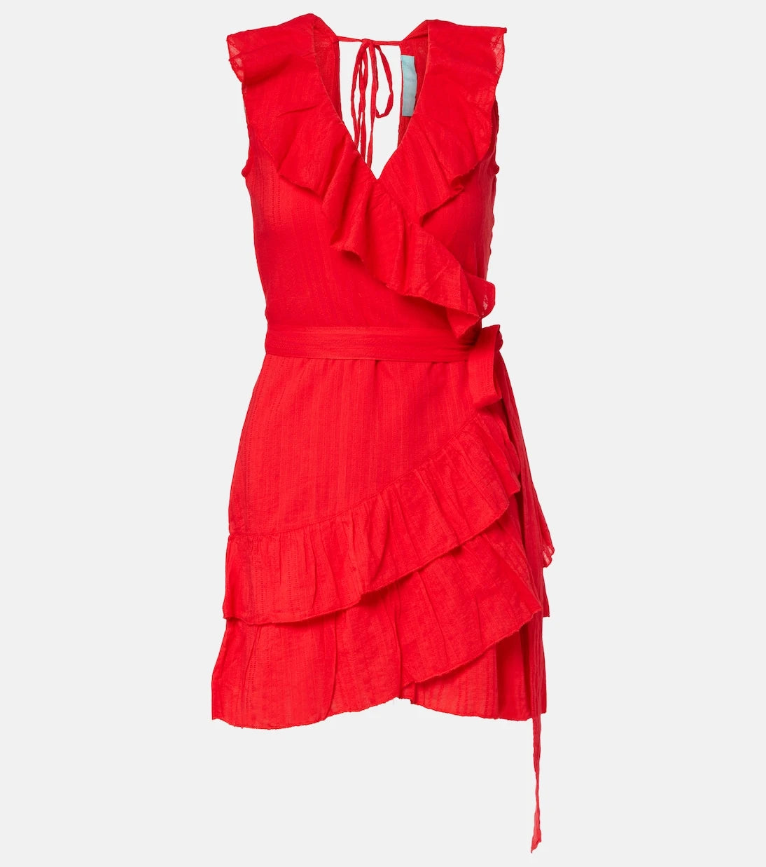 Melissa Odabash - Molly ruffled cotton wrap dress