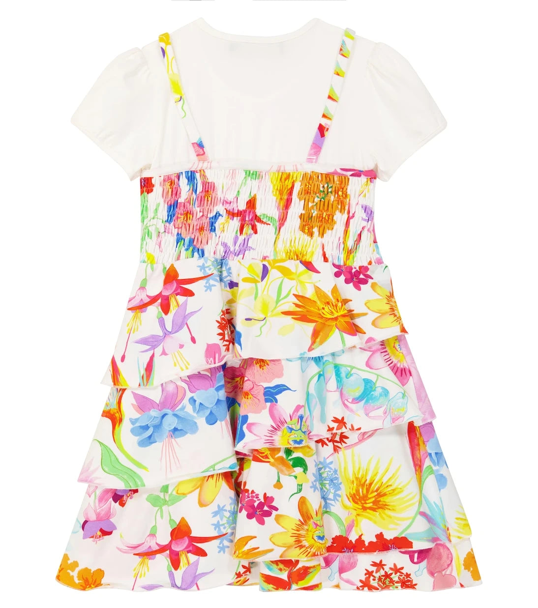 Versace Kids - Jardin cotton-blend dress