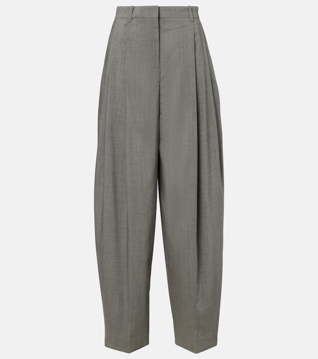 Jacquemus - Pleated wool wide-leg pants