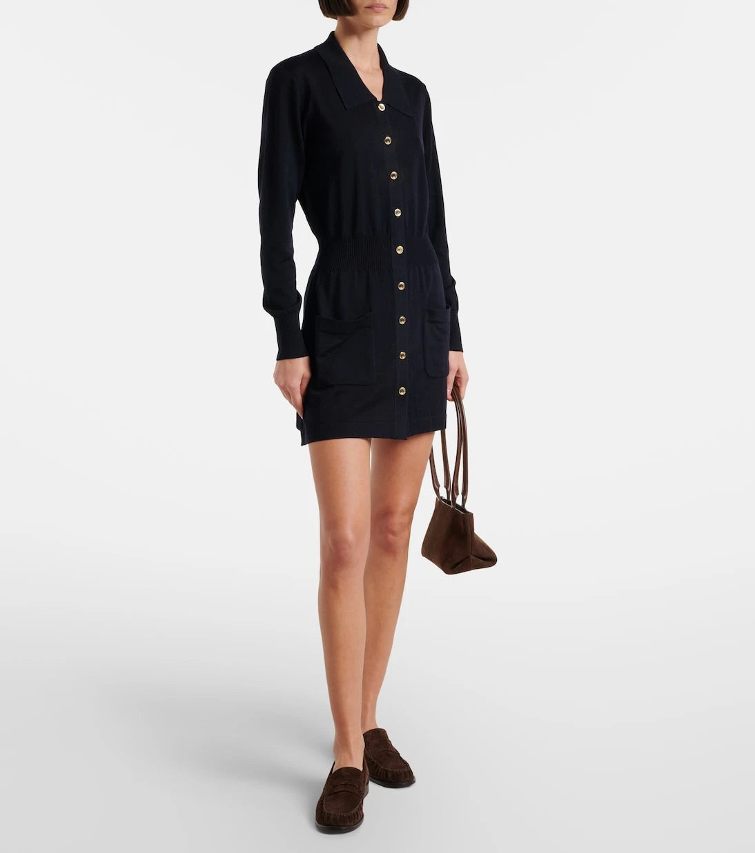 Frame - Wool polo dress