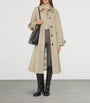 Beige Gabardine Ellingham Long Car Coat