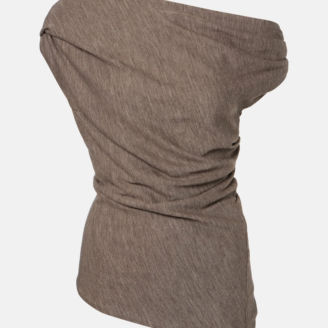 Entire Studios - Draped asymmetric wool top