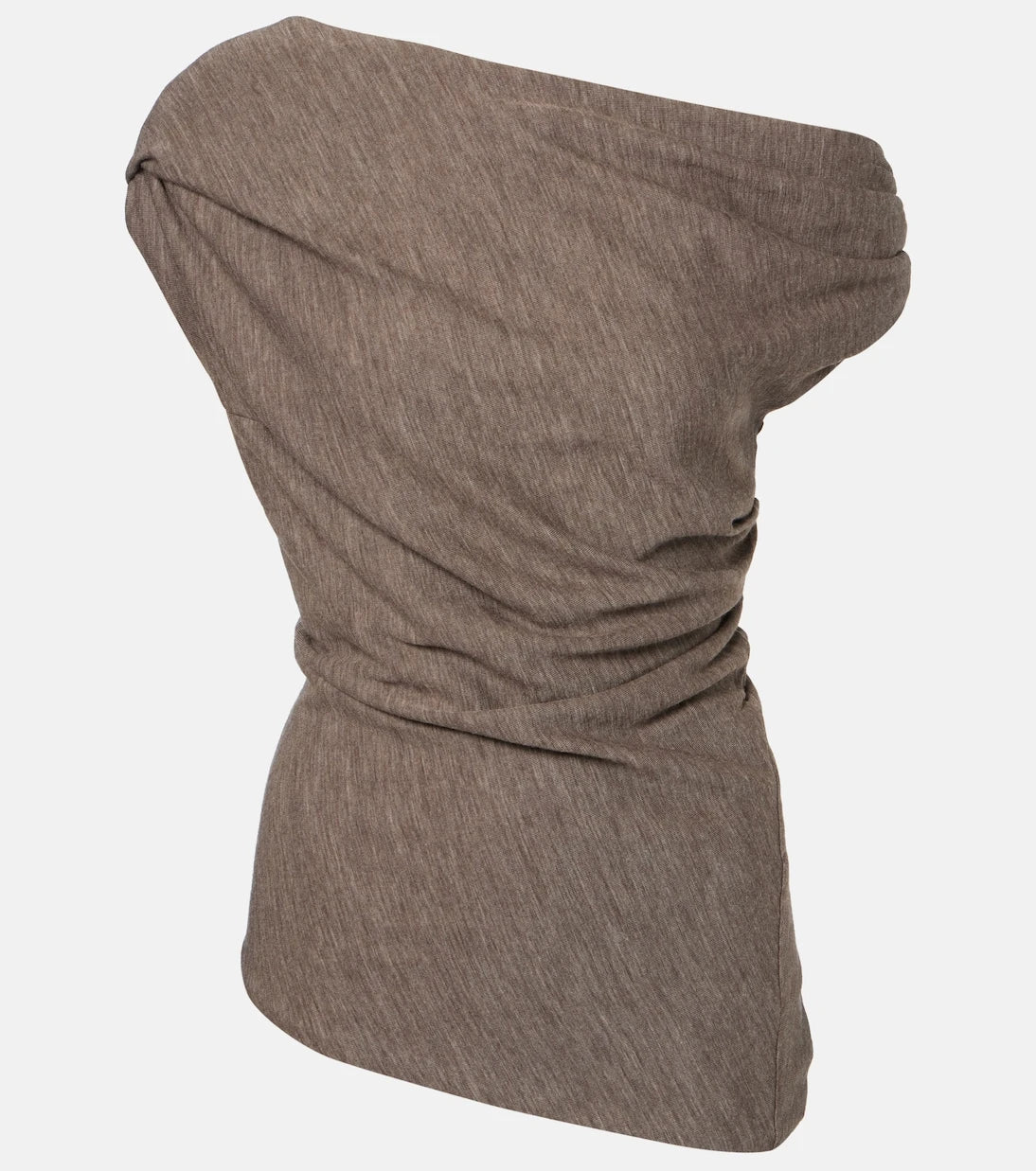 Entire Studios - Draped asymmetric wool top