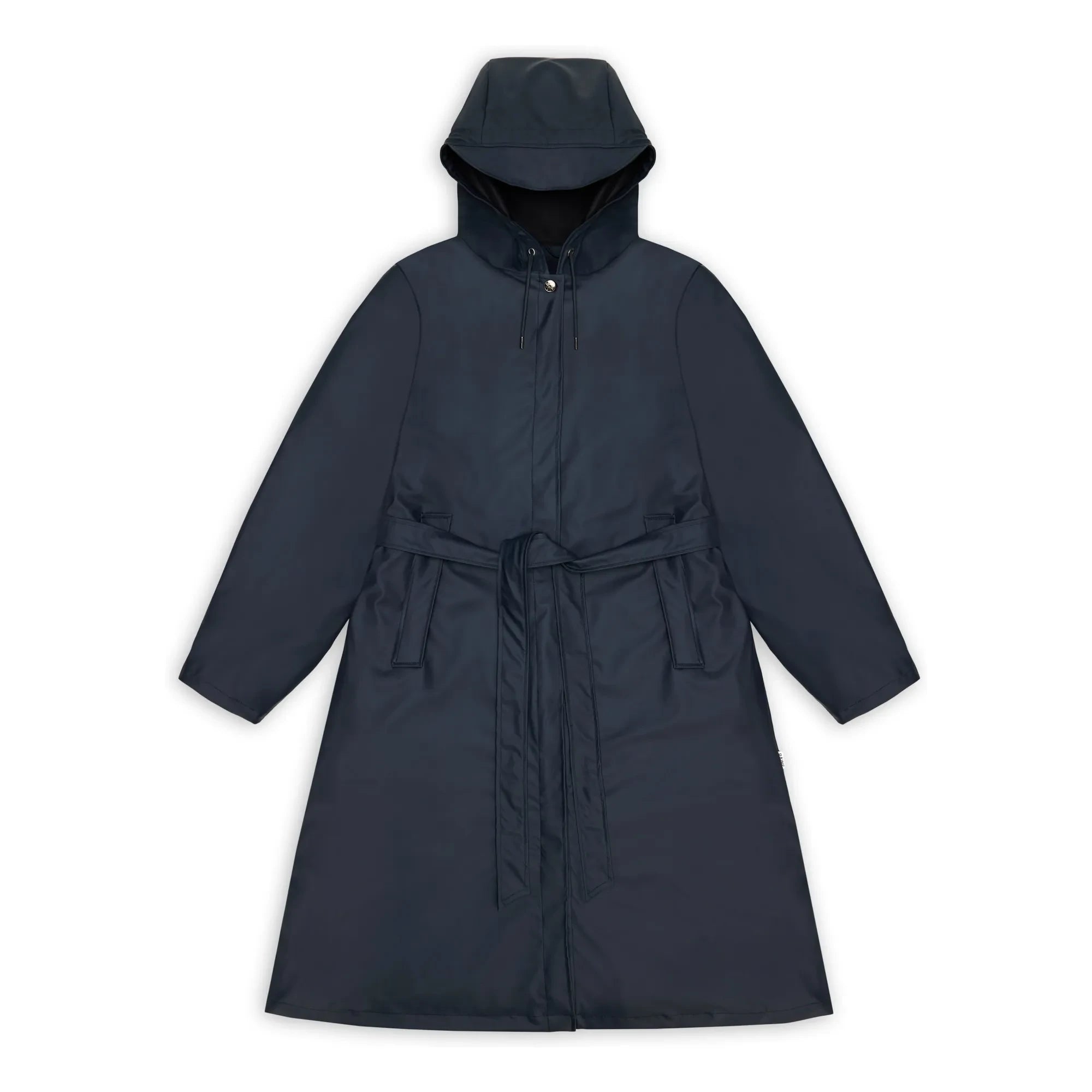 Rains - Long Belted Waterproof | Navy blue