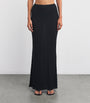 Black Crochet St. Lucia Maxi Skirt