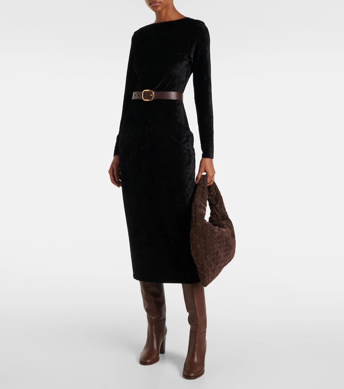 Polo Ralph Lauren - Velvet midi dress