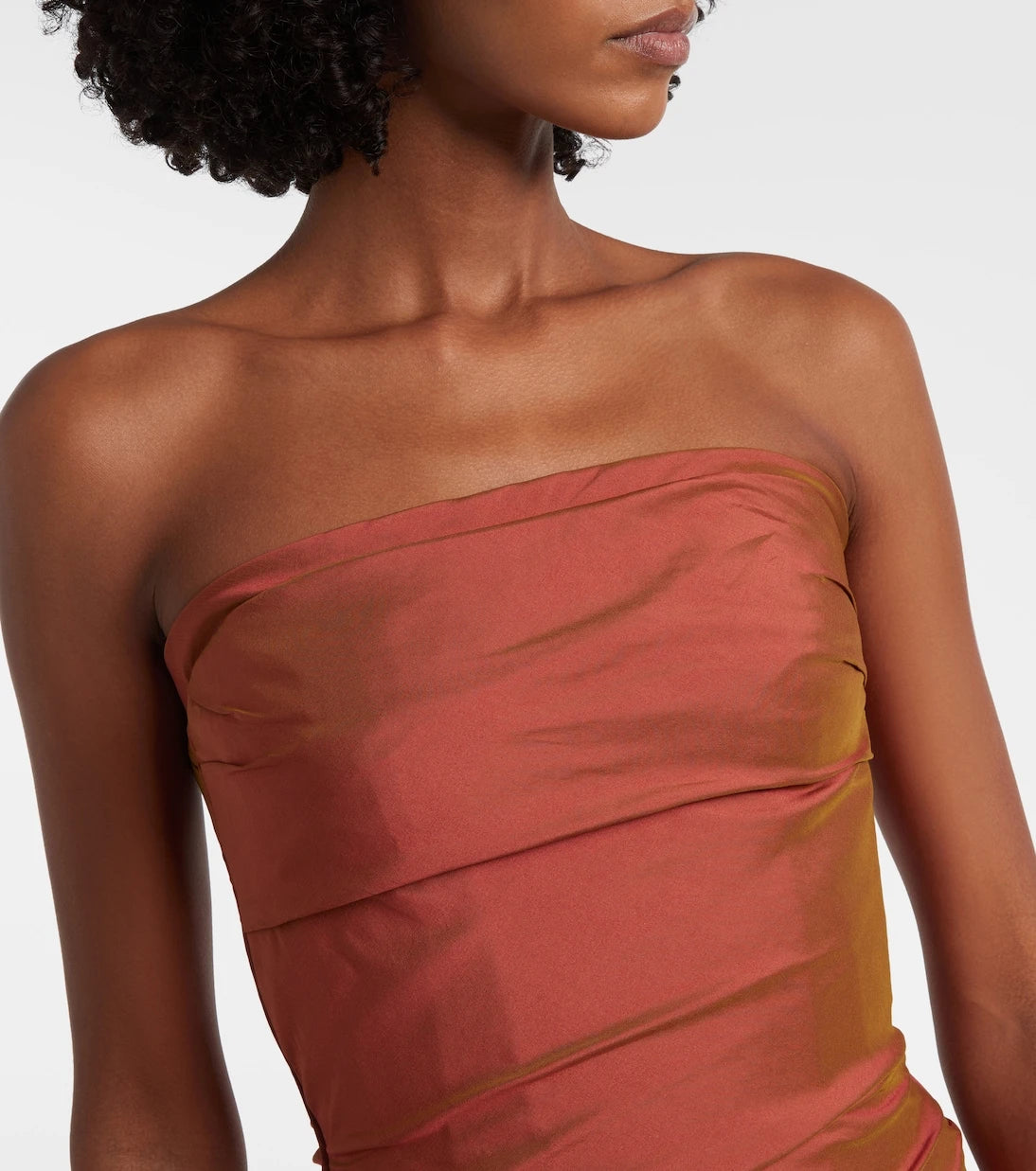 Marmar Halim - Gathered corset gown