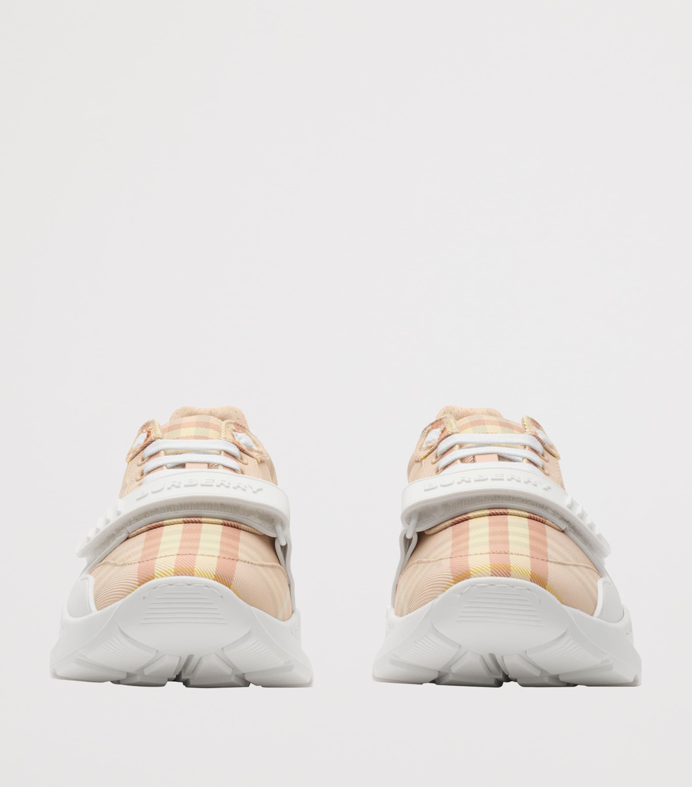 Burberry Beige Check Sneakers