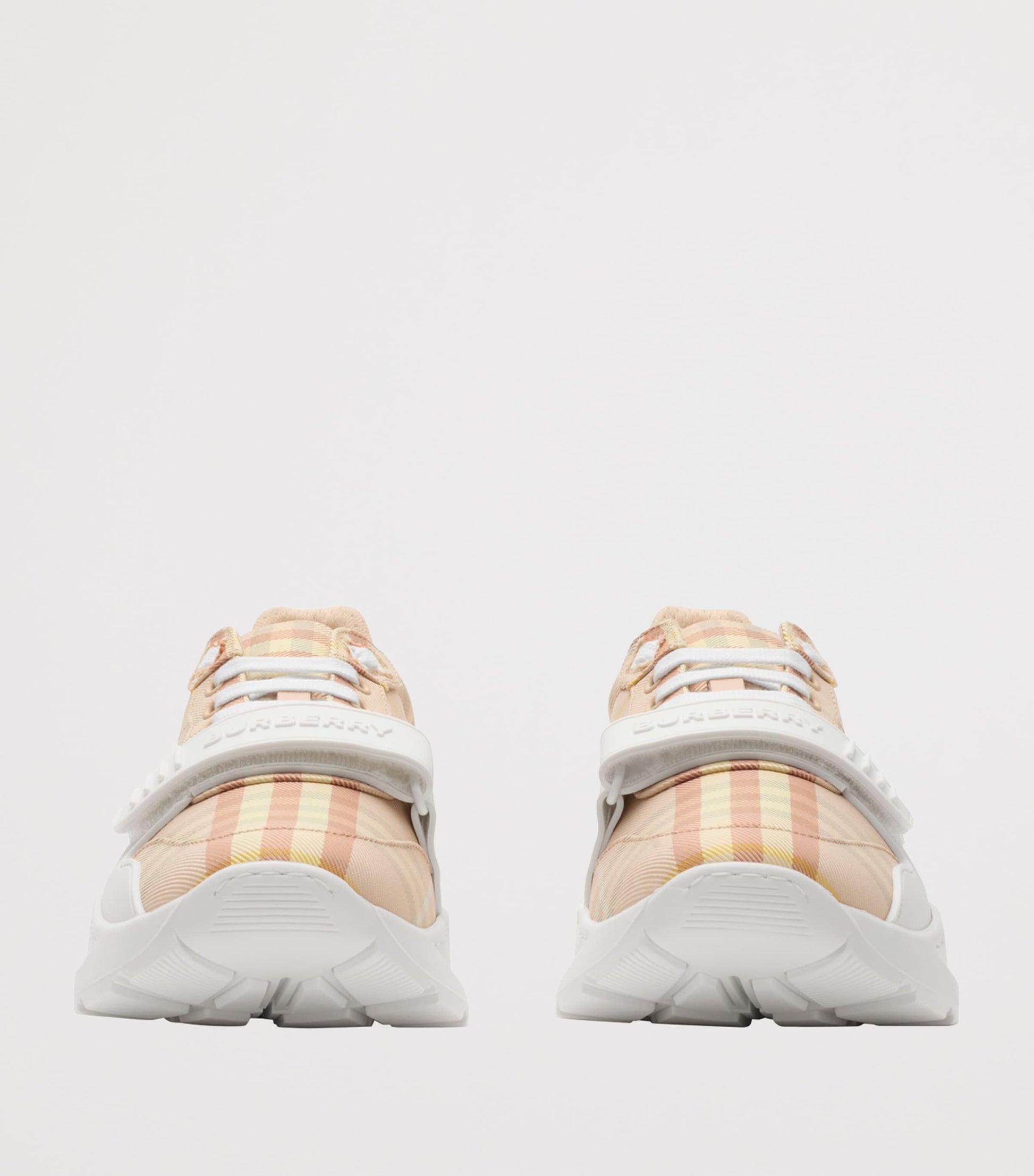 Burberry Beige Check Sneakers