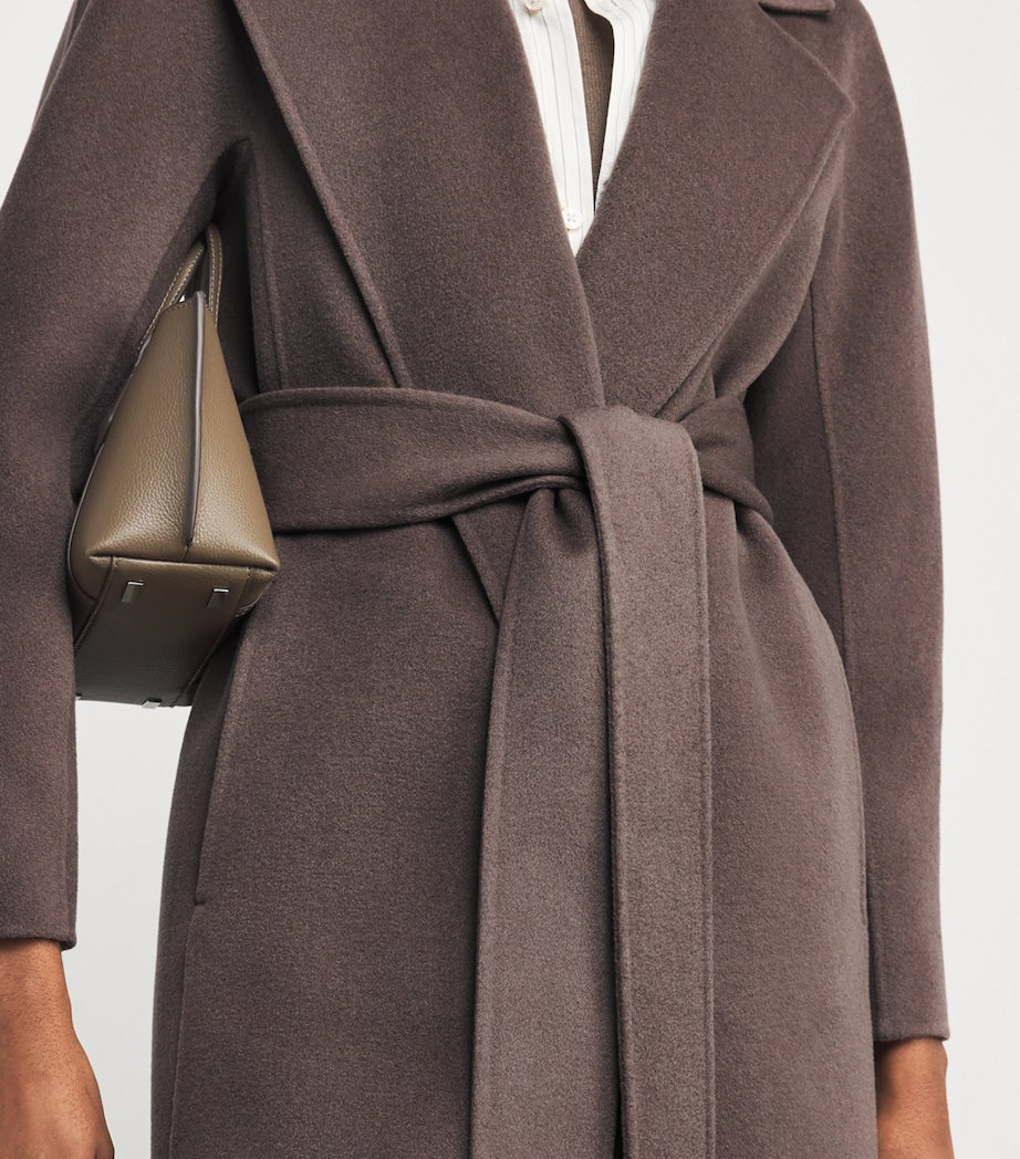 Joseph Brown Wool-Cashmere Costa Coat