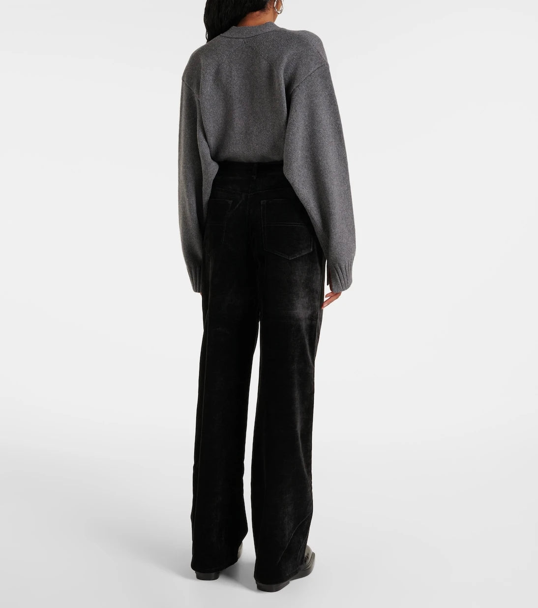 Proenza Schouler - بنطلون Donovan واسع الساقين من الشنيل من White Label