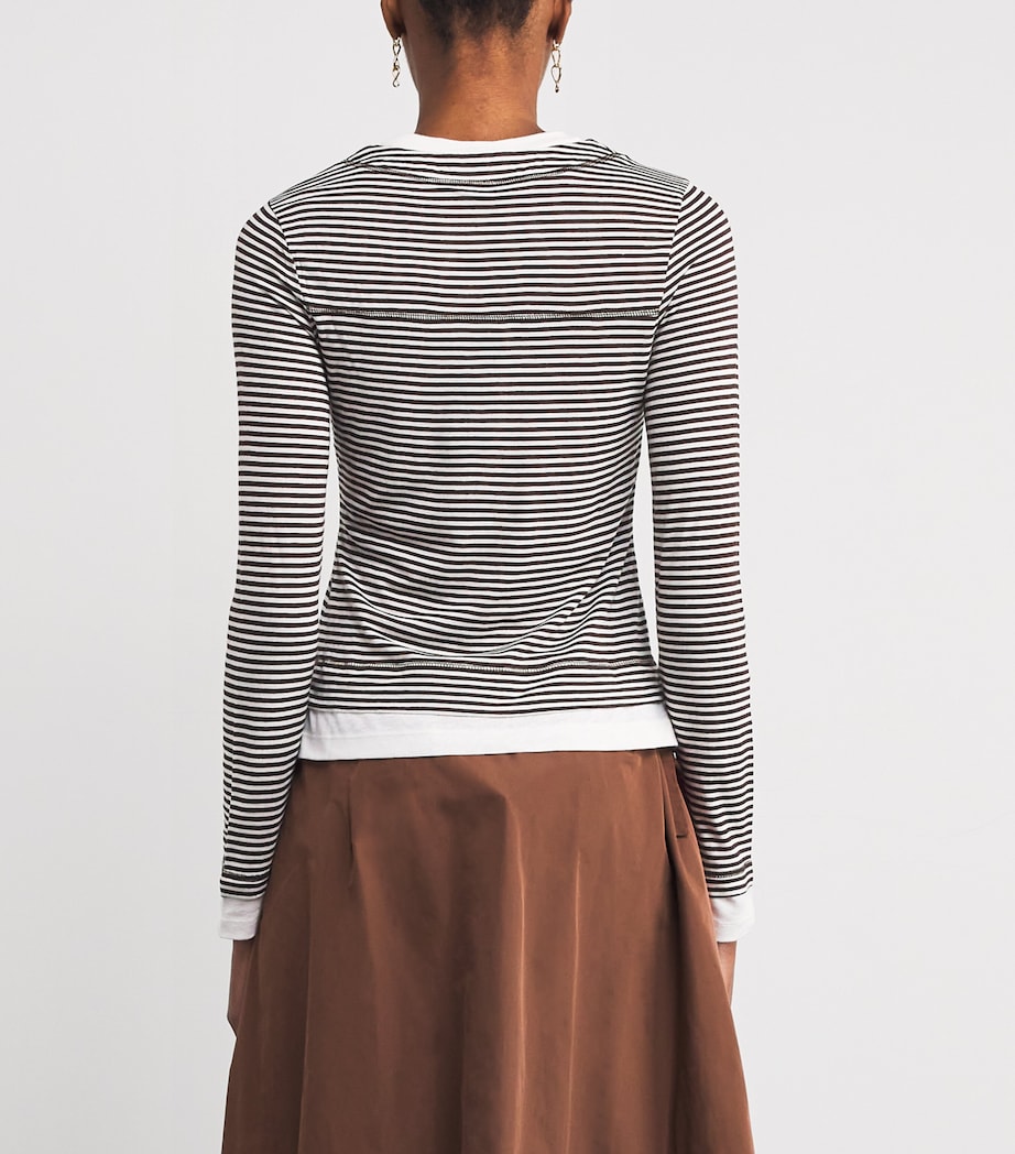 Stripe Double-Layer Top