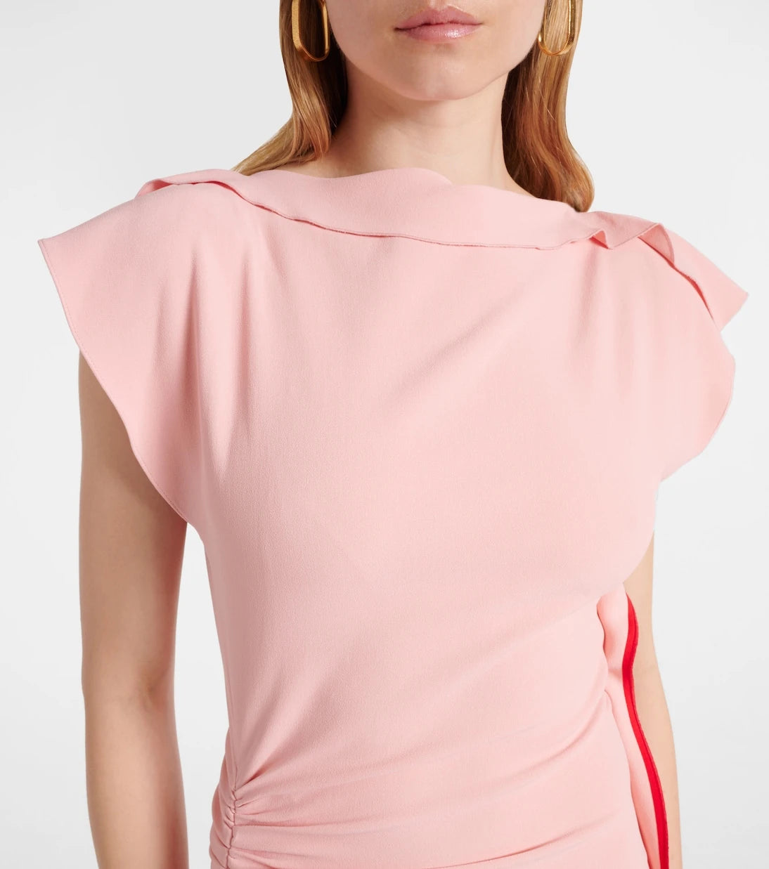 Victoria Beckham - Draped gathered midi dress